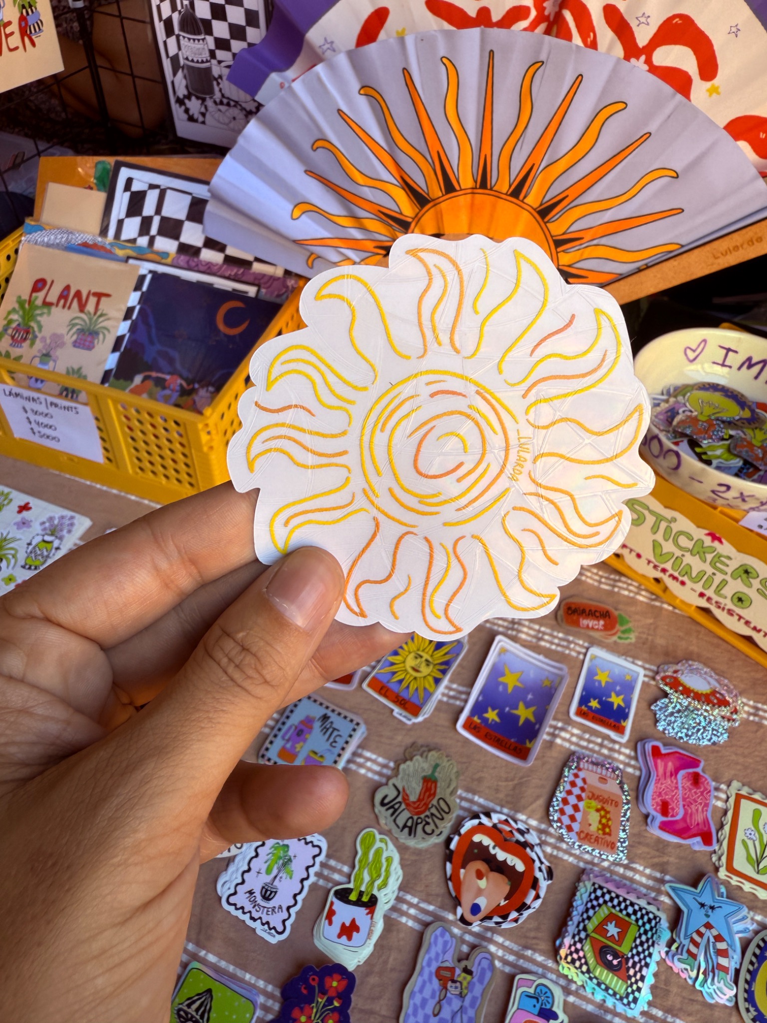 Sticker sol